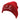Side of a red knitted beanie with 'H.F.E. HOOD FISHING ENTERTAINMENT' logo embroidered in white on the front of the cuff.